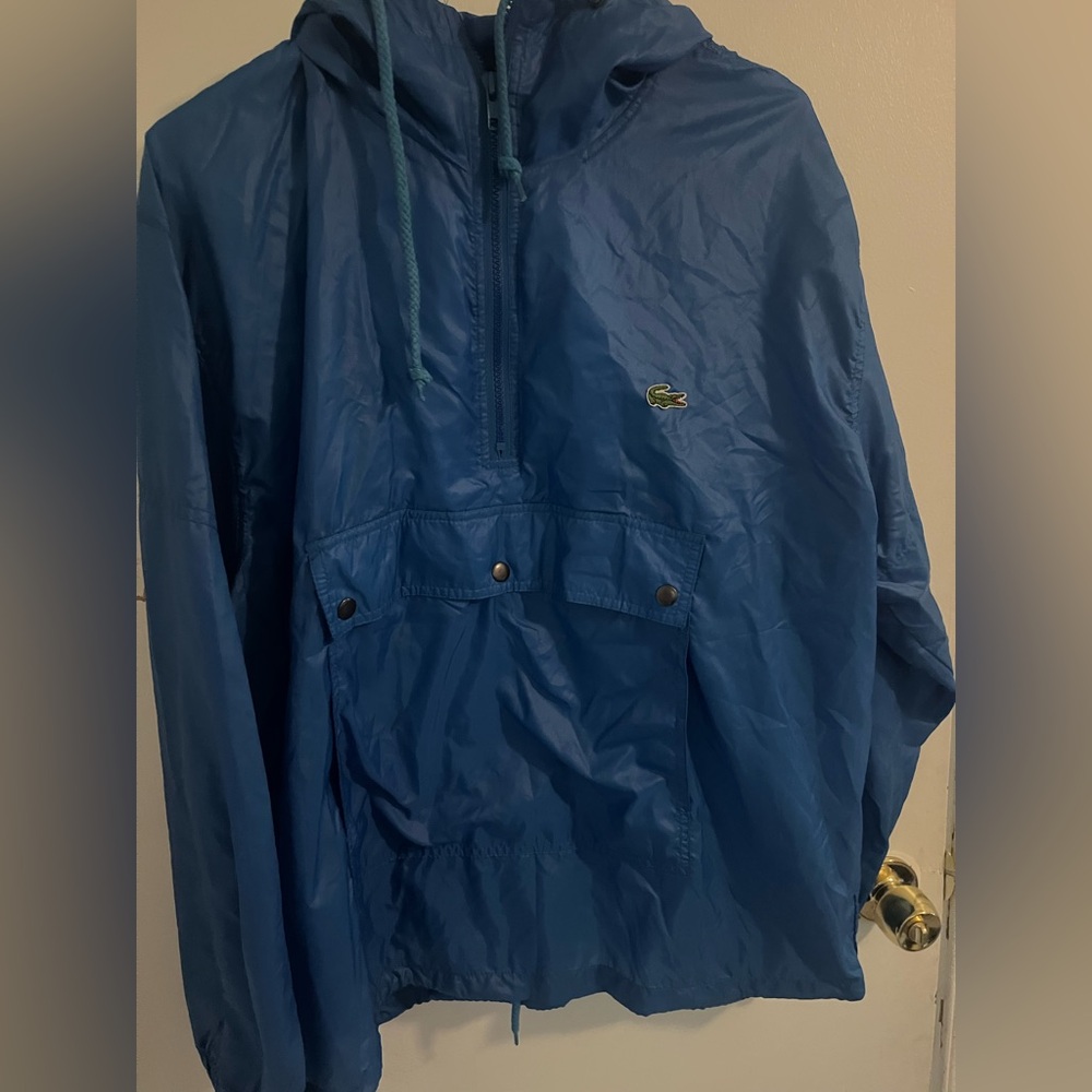 Lacoste Blue Windbreaker Jacket